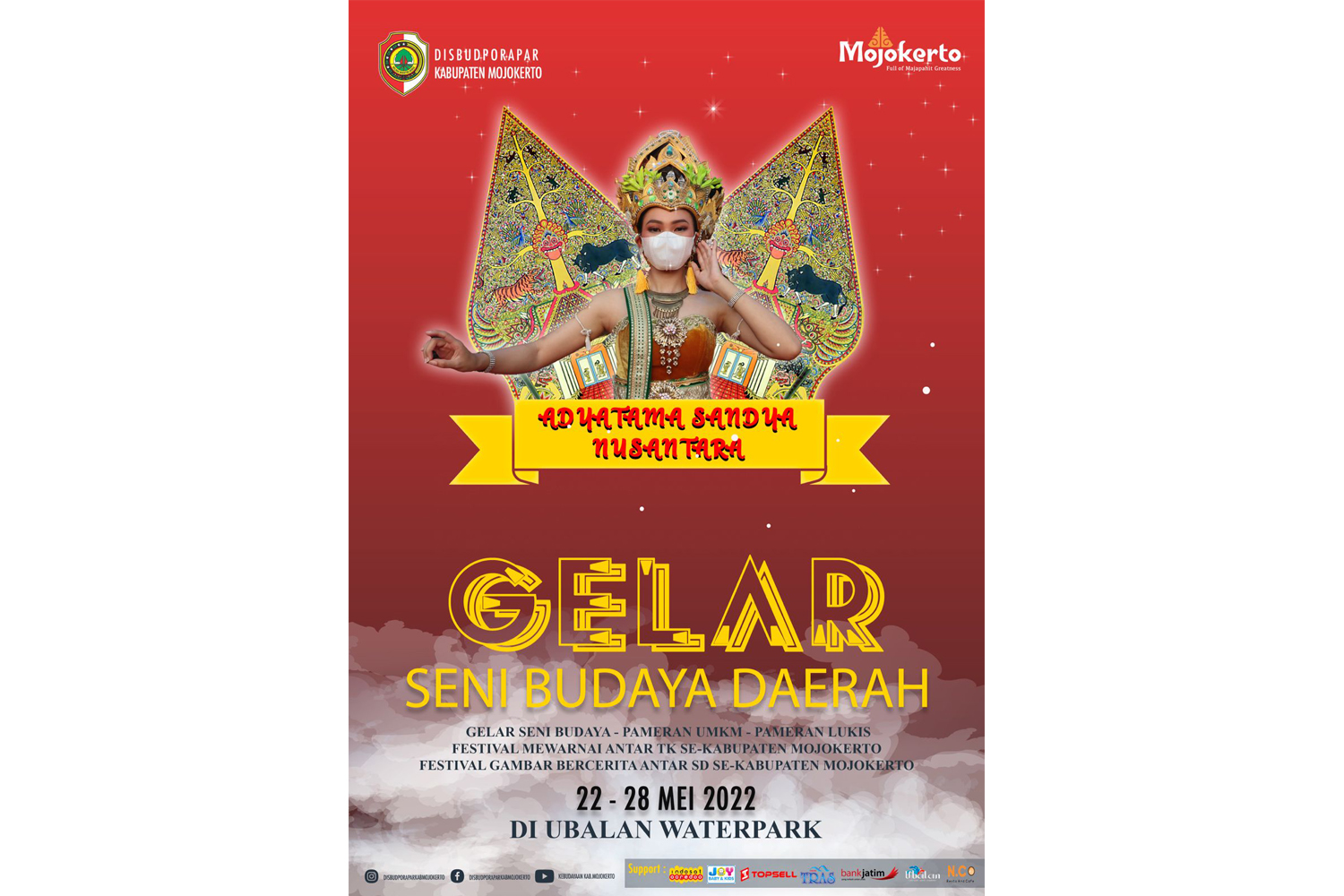 Disbudporapar Kabupaten Mojokerto Gelar GSBD Tujuh Hari Berturut-turut, Ini Rangkaian Acaranya