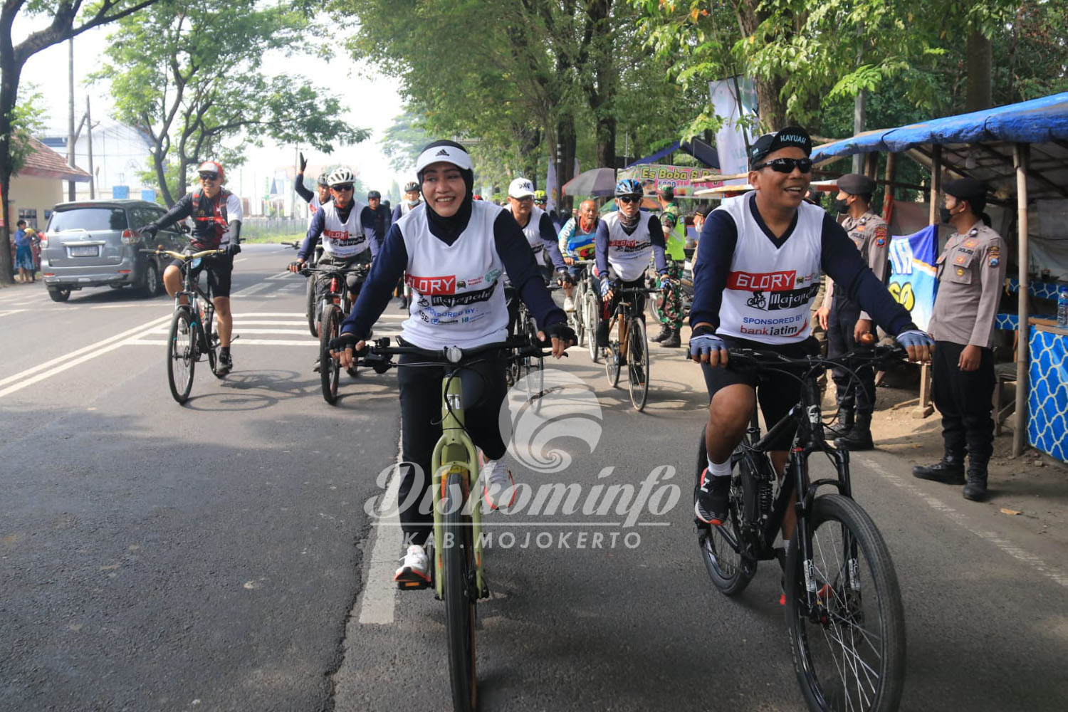 Bupati Ikfina Gowes Bareng Forkopimda dan Pejabat RSI Sakinah