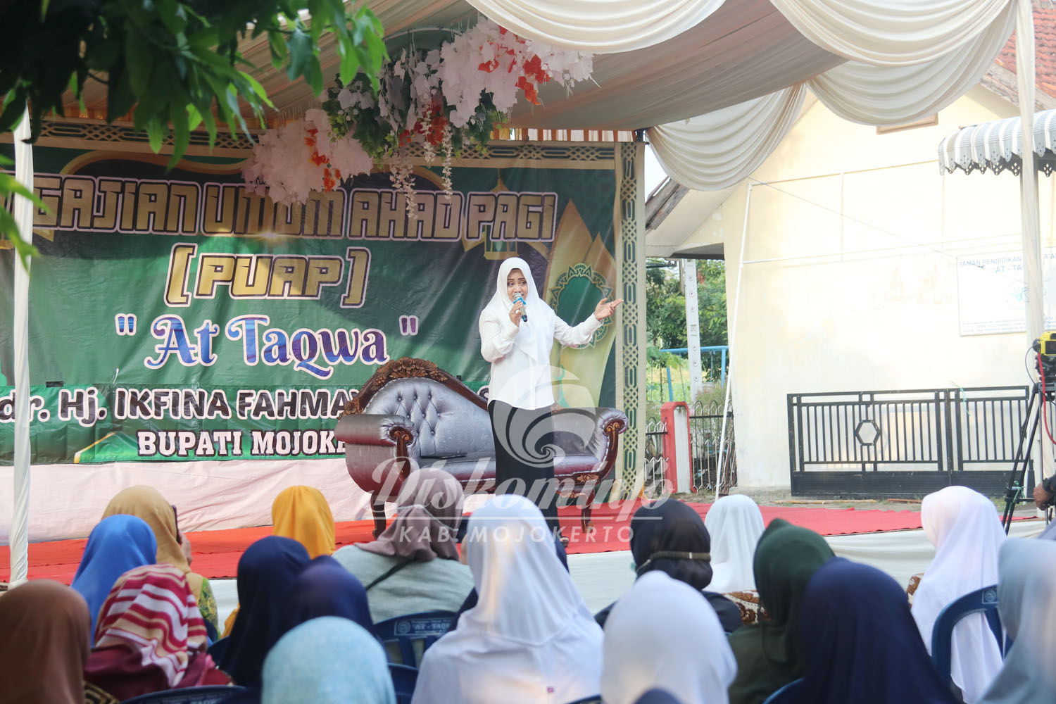 Bupati Ikfina Hadiri Pengajian Umum Ahad Pagi di Masjid At-Taqwa Kutorejo