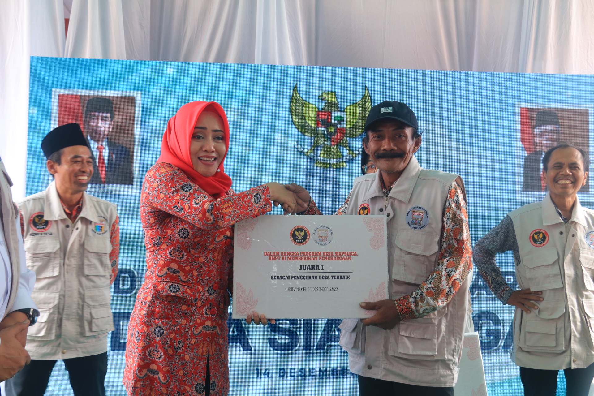 Bupati Mojokerto Hadiri Deklarasi Desa Siap Siaga