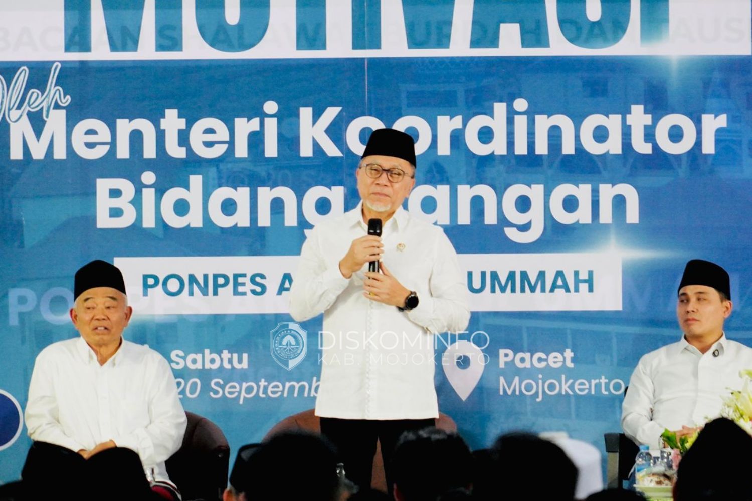 Gus Bupati Mojokerto Sambut Kunjungan Menko Zulkifli Hasan