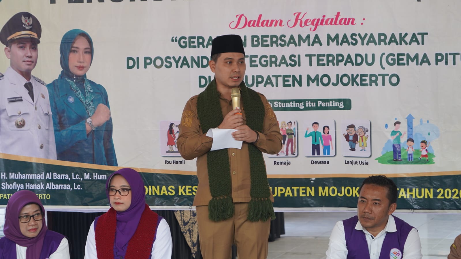 Komitmen Pemkab Mojokerto Wujudkan Zero Stunting, Gemapitu Digelar Di Mojopilang Kemlagi