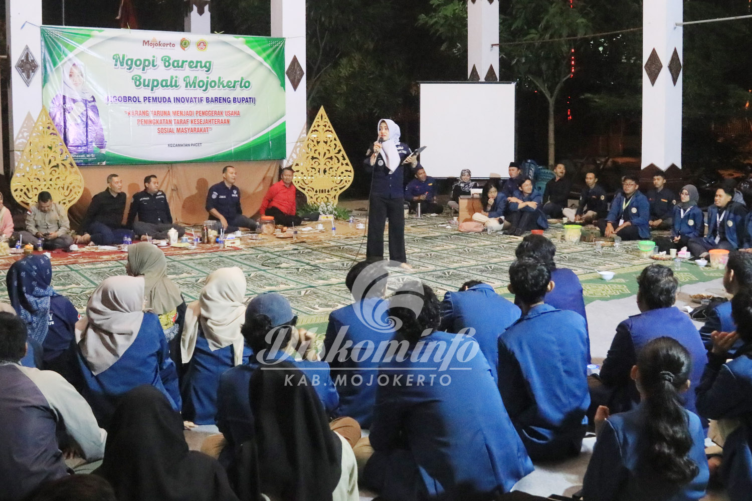 Ngopi Bareng di Kecamatan Pacet, Bupati Ikfina Ingin Masyarakat Dapat Maksimalkan Potensi Wisata Desa