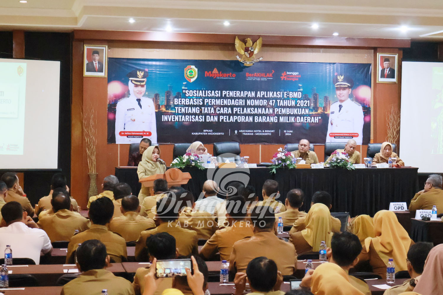 Tingkatkan Kualitas Pengelolaan Barang Milik Daerah, Pemkab Mojokerto Gelar Sosialisasi Penerapan Aplikasi e-BMD