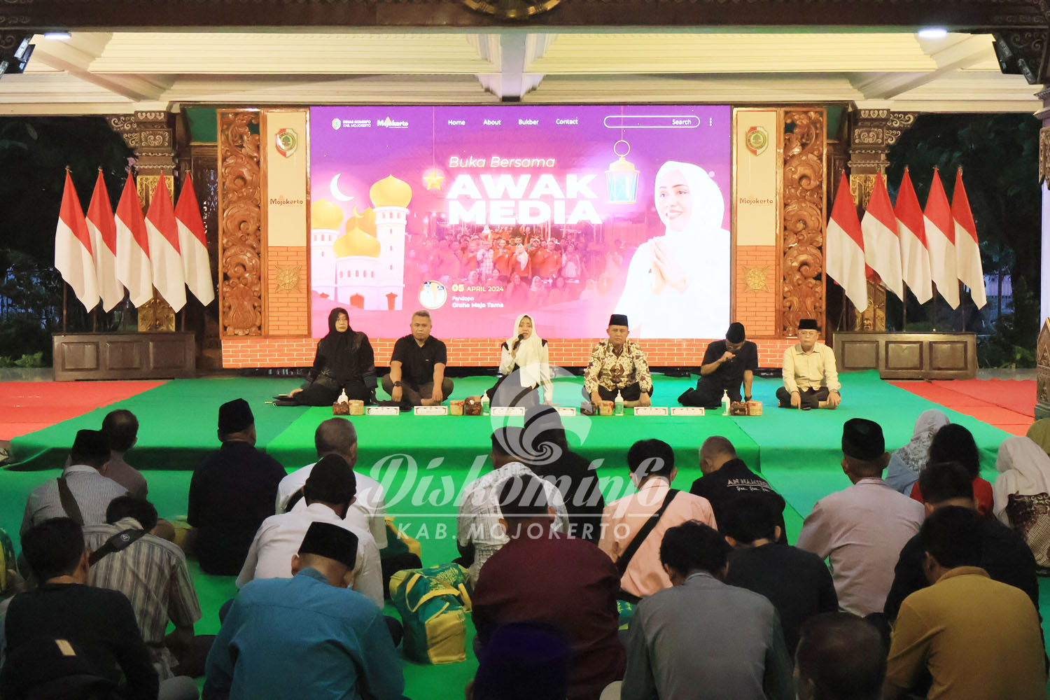Tingkatkan Sinergitas, Pemkab Mojokerto Gelar Buka Bersama Dengan Insan Pers