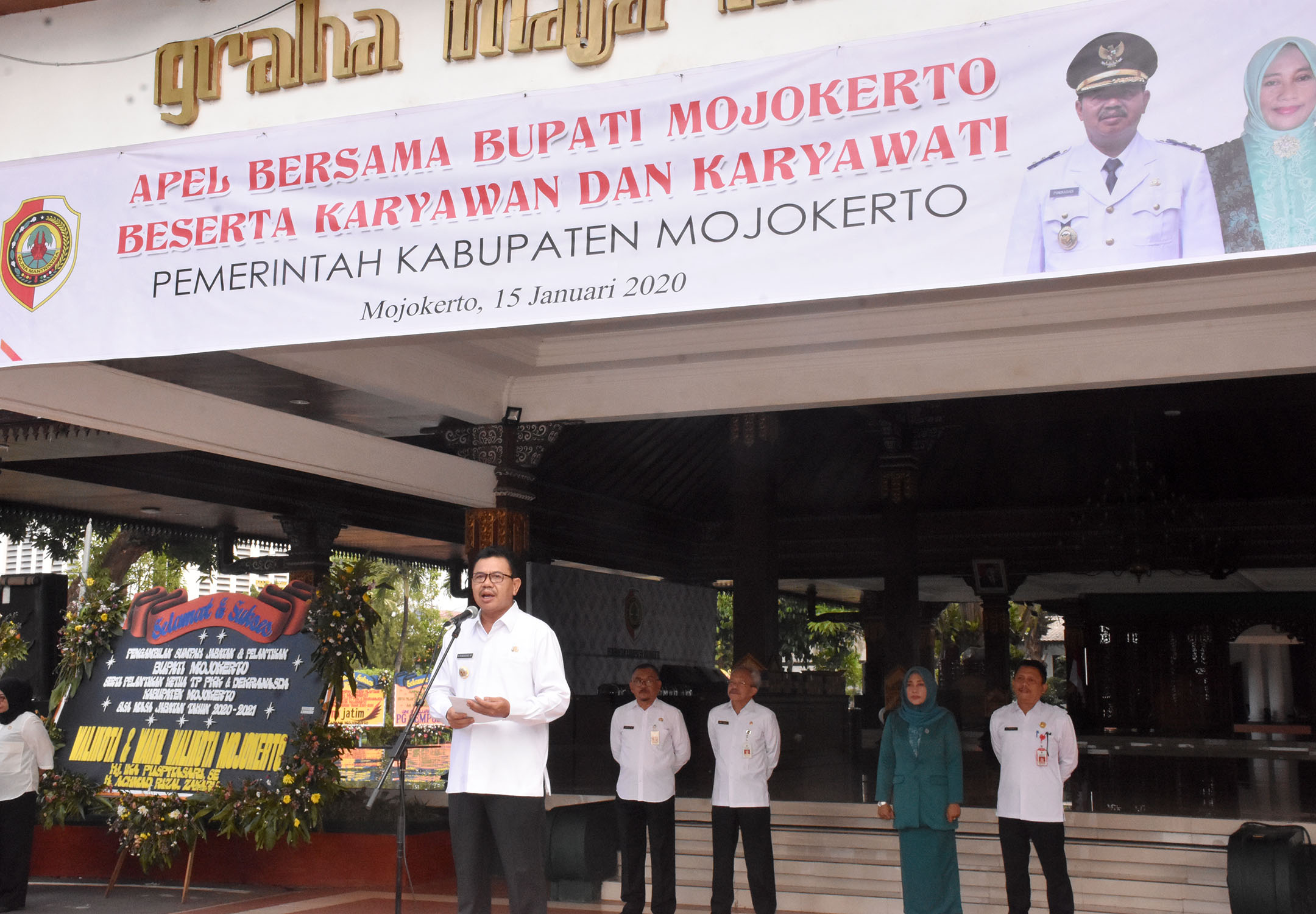 Apel Pagi Bersama Bupati Mojokerto